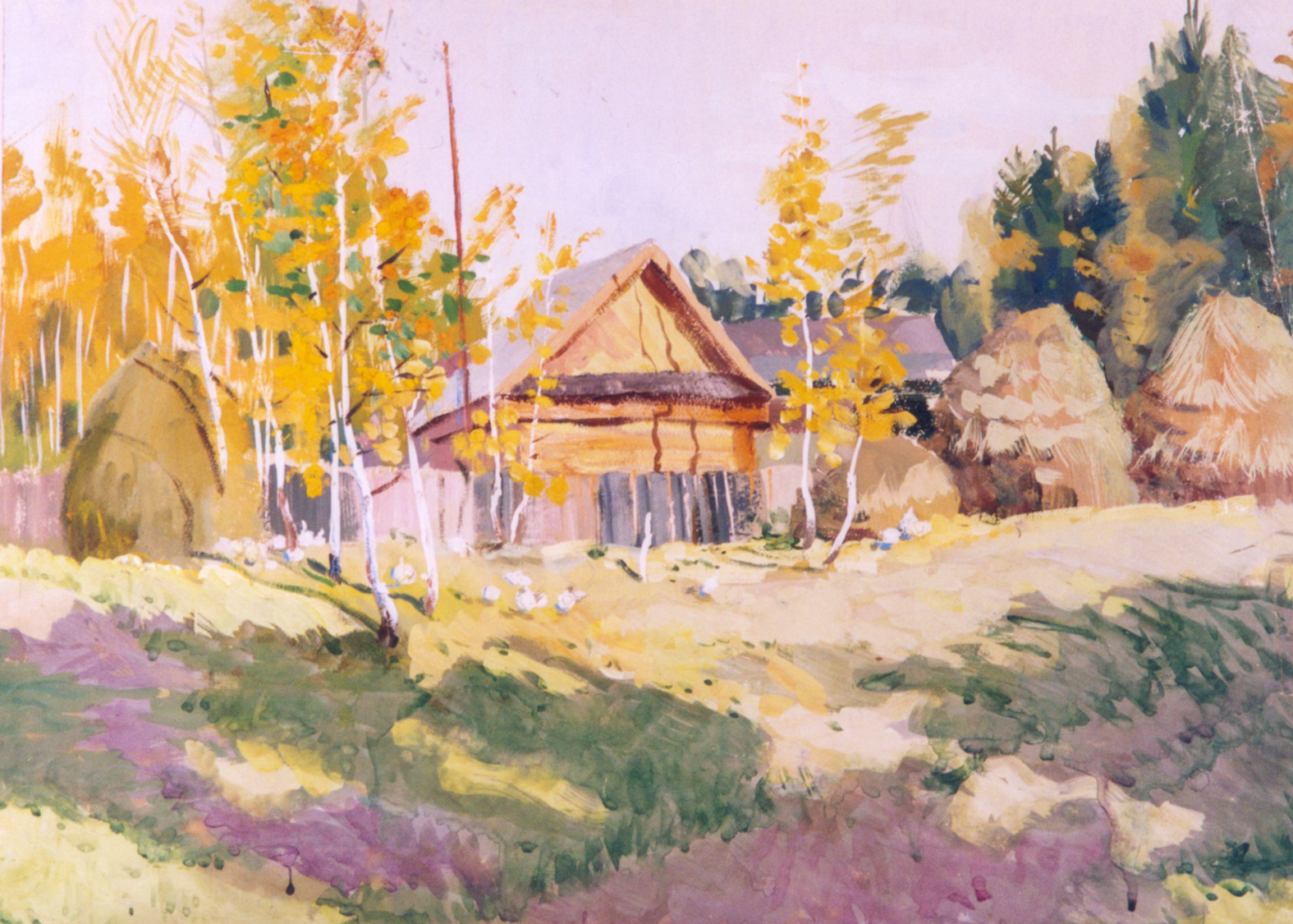 «Пейзаж с курами»