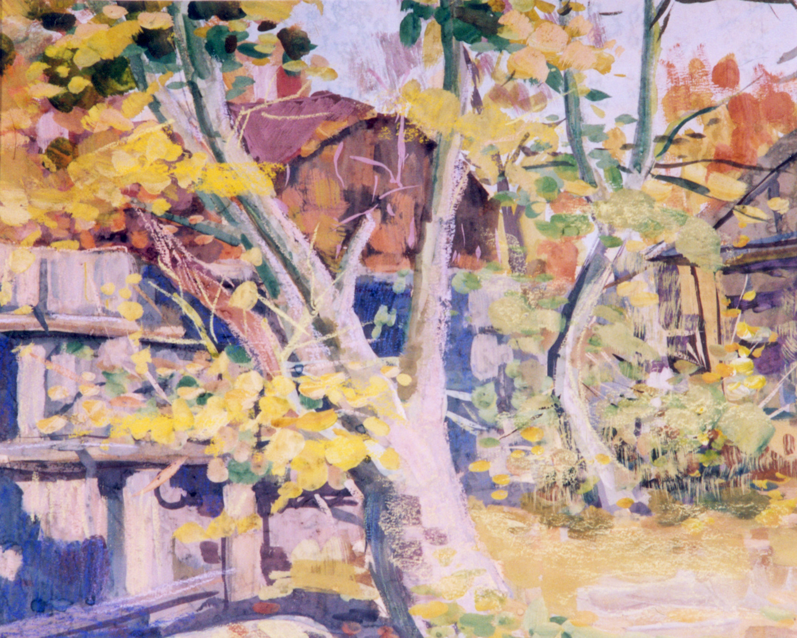 «Осенний дворик»